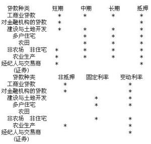 批发贷款的特点