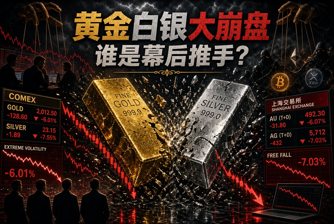 黄金白银大崩盘，谁是幕后推手？