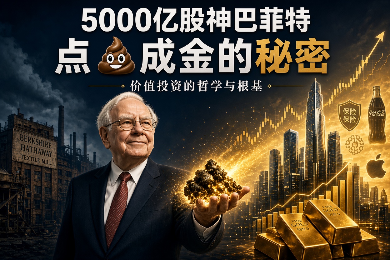 5000亿股神巴菲特 点💩成金的秘密㊙️