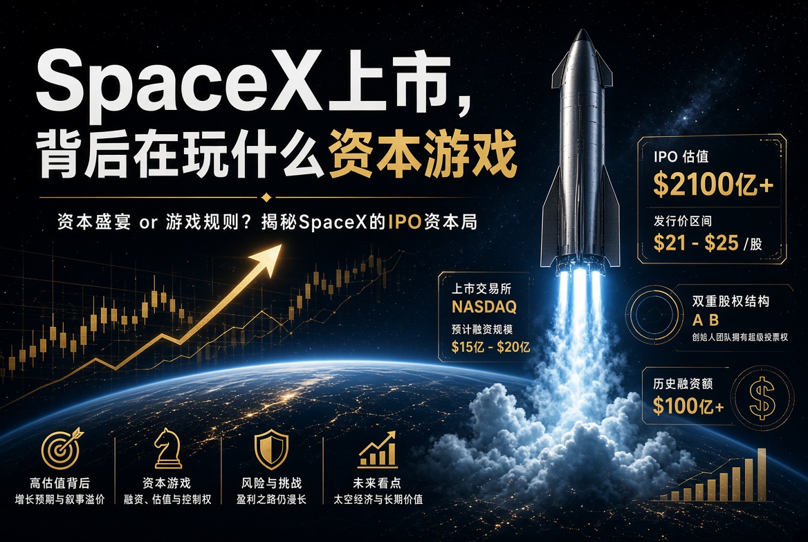 SpaceX上市，背后在玩什么资本游戏