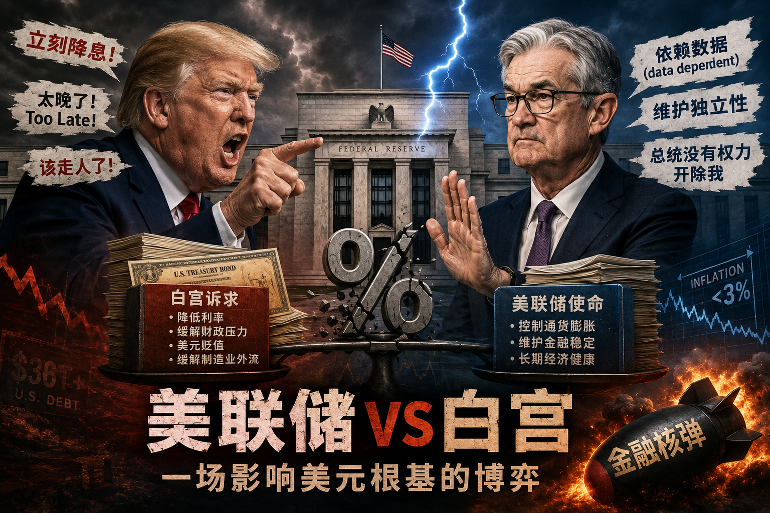 特朗普打算怎么干美联储_ _ 一口气了解美联储和白宫的世纪对抗
