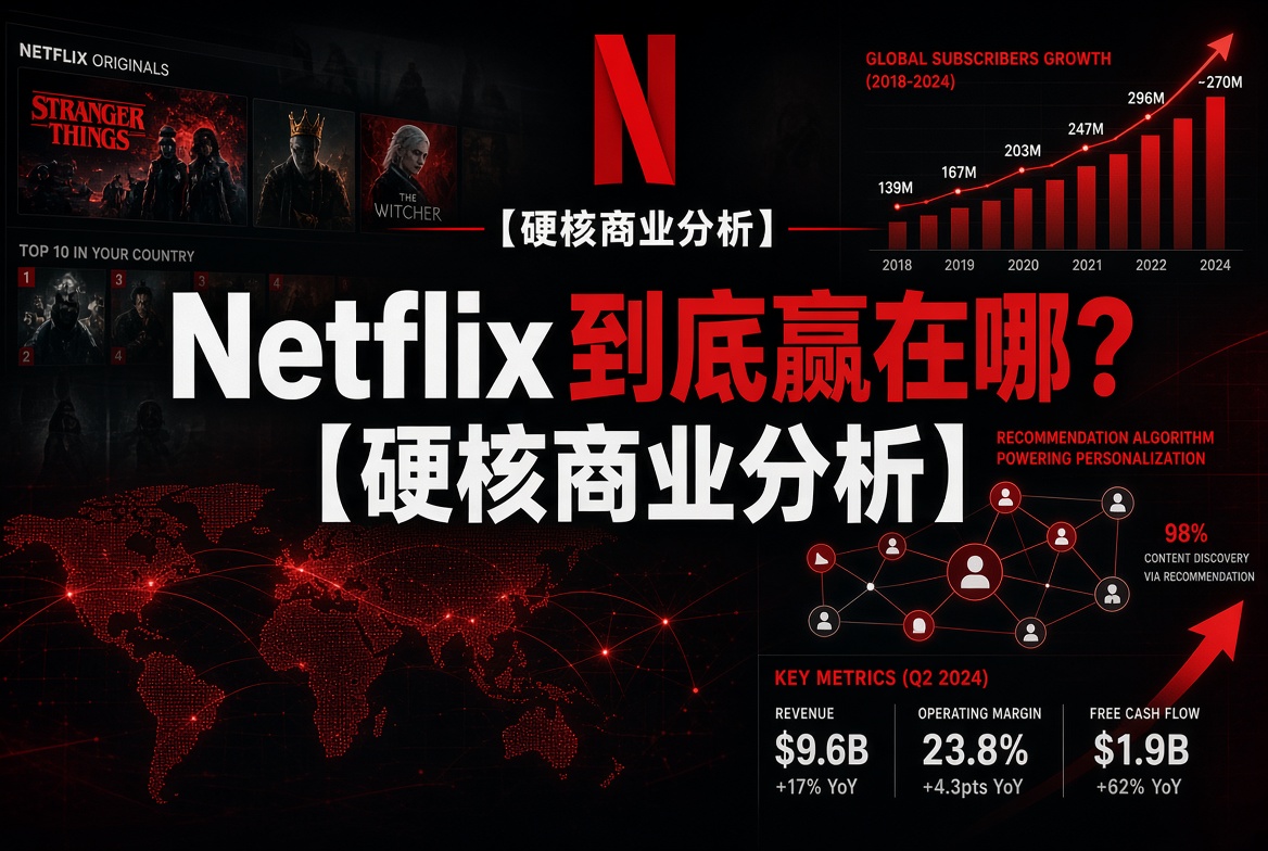 【硬核商业分析】Netflix到底赢在哪？