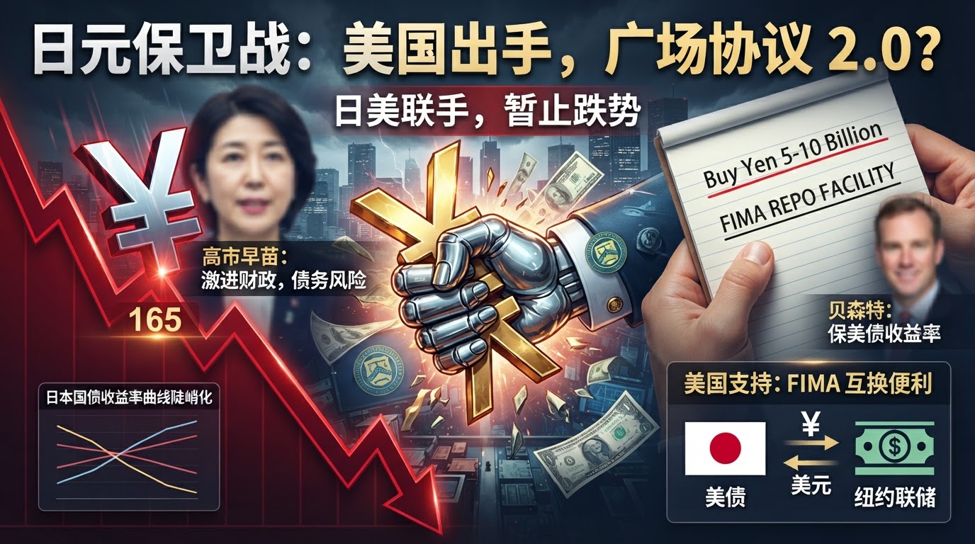 日元创40年新低，美国突然出手，怎么回事儿？